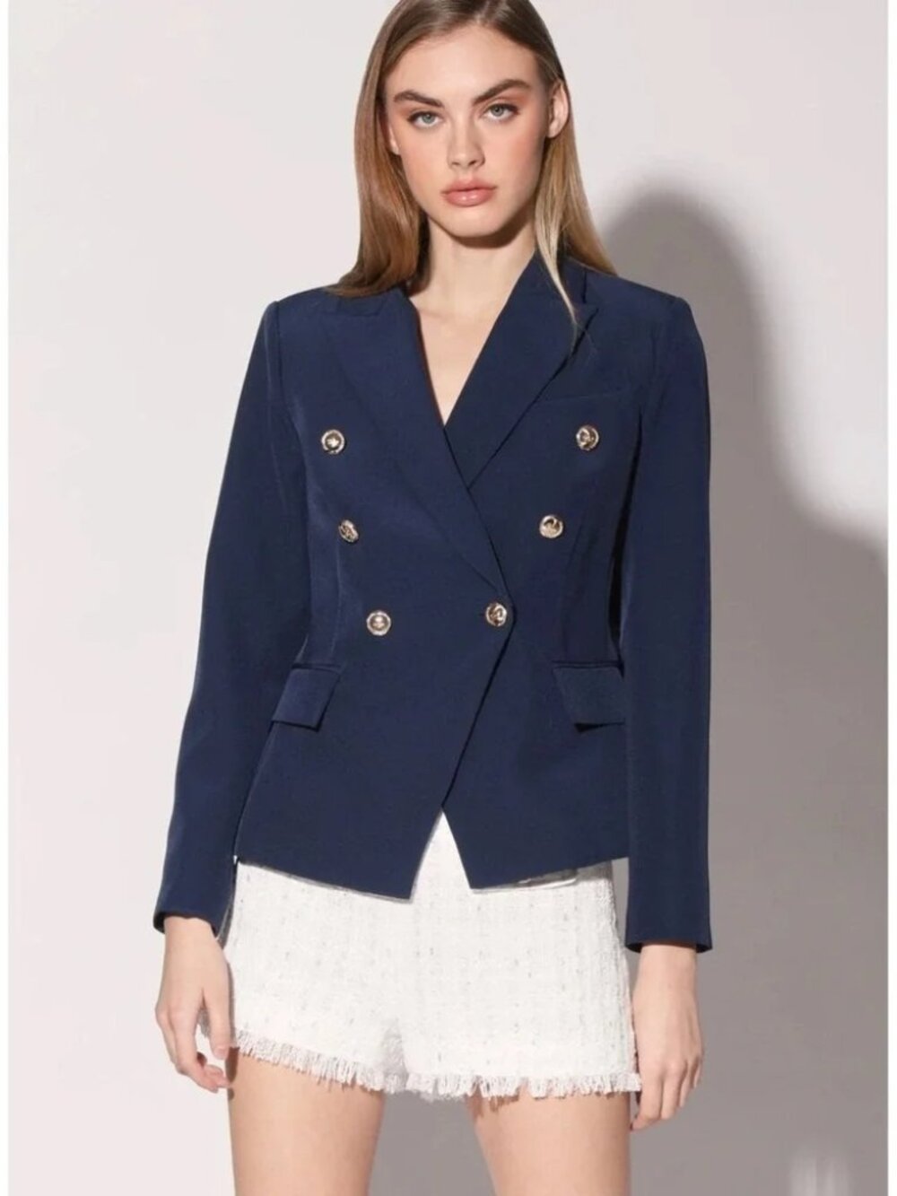 NWT Walter Baker Navy Phelp's Tailored Blazer Jacket M